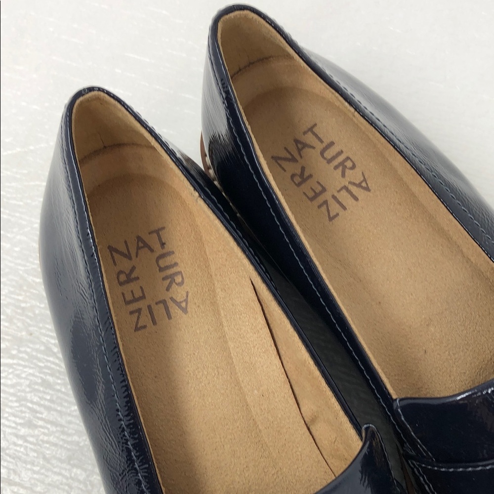 Naturalizer Adiline Loafer Navy Blue Patent Leather Slip On Women’s Size 9.5M - Picture 8 of 14
